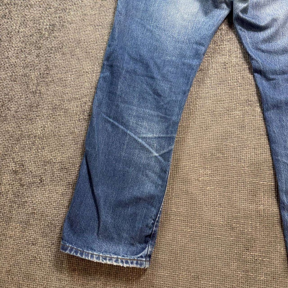 Wrangler Cowboy Cut Jeans Mens 33x30 Blue Medium Wash Straight Leg Vintage 90s - Picture 2 of 16